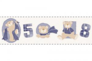 Papel de Parede Infantil Bobinex Bambino's Faixa Ref.: 3211