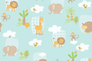 Papel de Parede Infantil Bobinex Bambino's Ref.: 3300